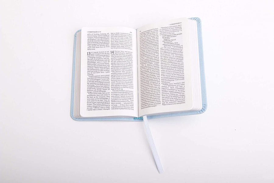 Personalized CSB Baby's New Testament with Psalms Blue LeatherTouch