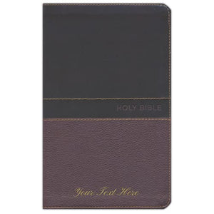 Personalized NKJV Deluxe Gift Bible Leathersoft Toffee Comfort Print