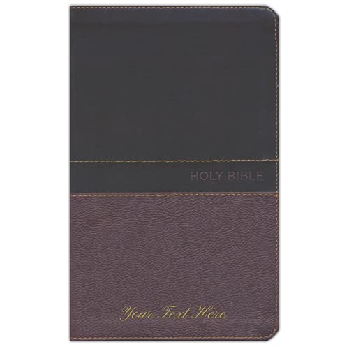 Personalized NKJV Deluxe Gift Bible Leathersoft Toffee Comfort Print