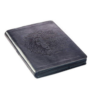 Be Strong & Courageous Joshua 1:9 LuxLeather Journal