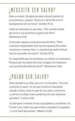 Un Bosquejo Sencillo del Plan de Dios p/ la Salvacion, 25 Tratados (Spanish Pack of 25 Tracts)