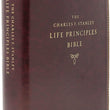 Load image into Gallery viewer, Personalized KJV Charles F. Stanley Life Principles Bible 2nd Edition Leathersoft Burgundy Comfort Print
