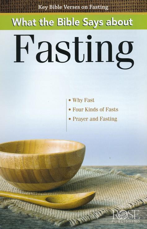 What the Bible Says About Fasting Pamphlet