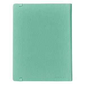 Personalized KJV My Creative Bible Journaling LuxLeather Hardcover Teal