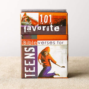 101 Favorite Bible Verses for Teens Cards Boxed Cards