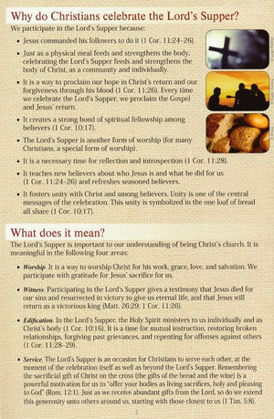 The Lord's Supper Pamphlet