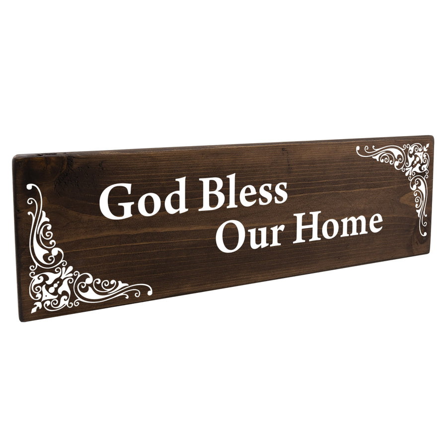 God Bless Our Home Wood Decor