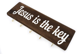 Jesus Is The Key Wood Decor