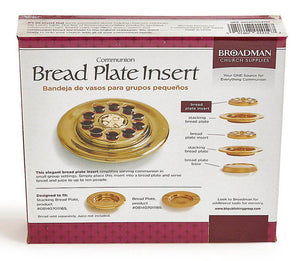 RemembranceWare Brass Bread Plate Insert for Small Group Communion