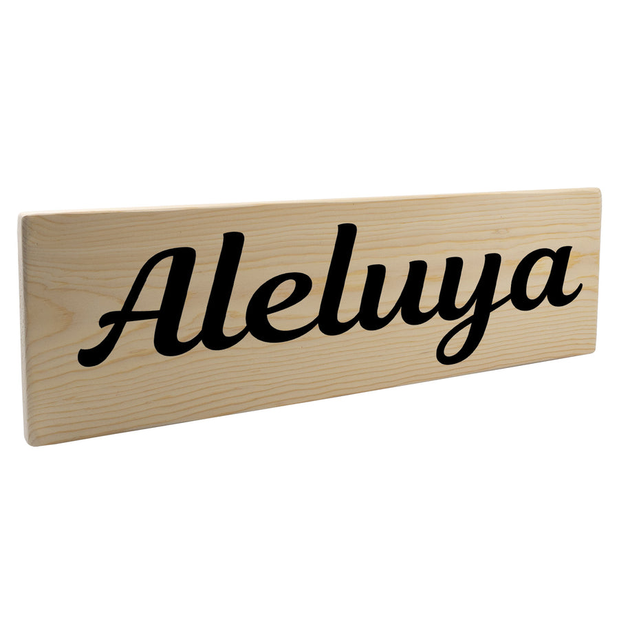 Aleluya Spanish Wood Decor