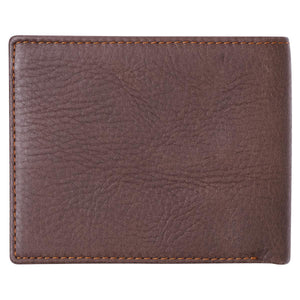 Wings Like Eagles Isaiah 40:31 Dark Brown Genuine Leather Wallet