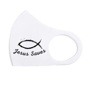 Jesus Saves Breathable Stretch Fit Mask