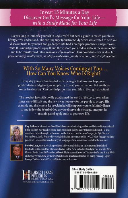 Listening To God: Jeremiah - Kay Arthur & Pete De Lacy