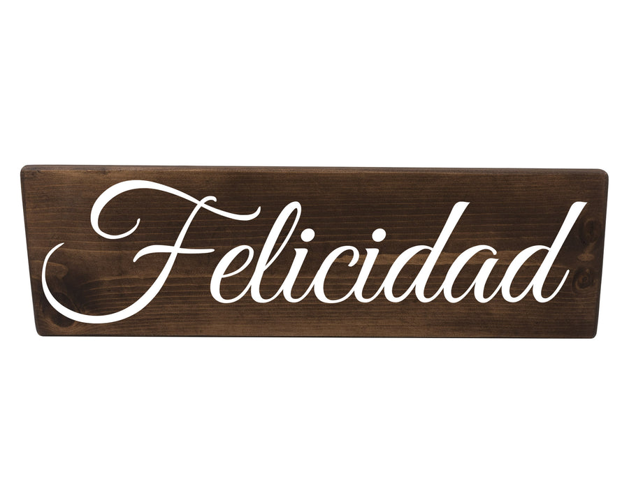 Felicidad Spanish Wood Decor