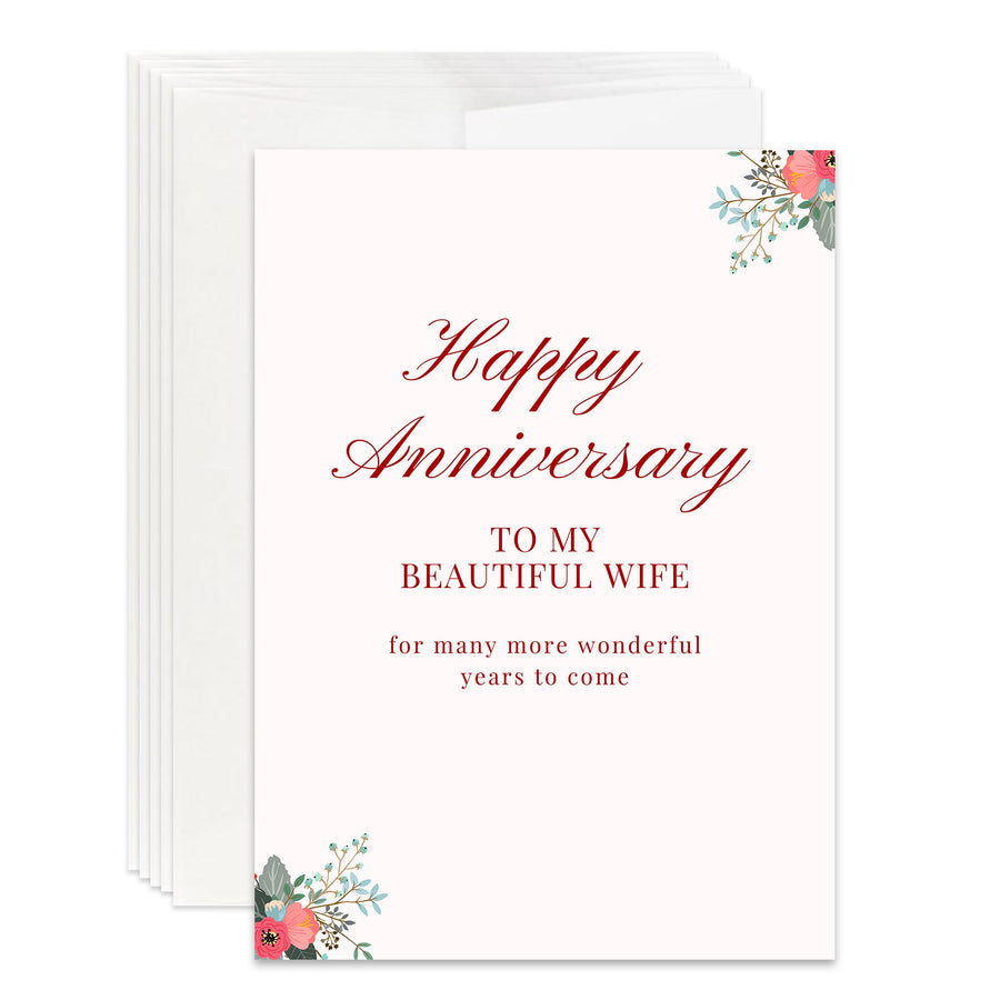 Christian Anniversary Card for Wife, Her